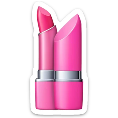 pink lipstick sticker