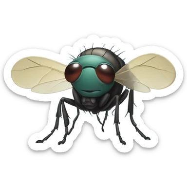 Fly who is a cool dude  sticker