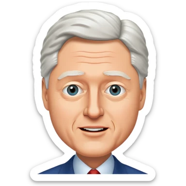 Bill Clinton sticker