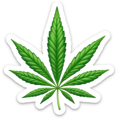 Cannabis lead sticker