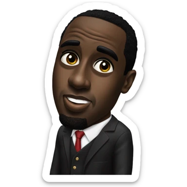 Realistic picture of p diddy Sean combs  sticker
