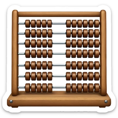 ancient abacus sticker