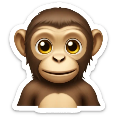 mini monkey  sticker