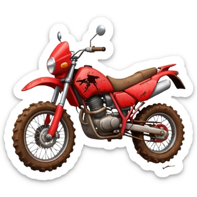 Rouling moto cross sticker