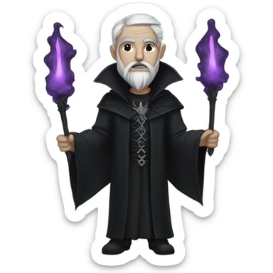 Gothic warlock sticker