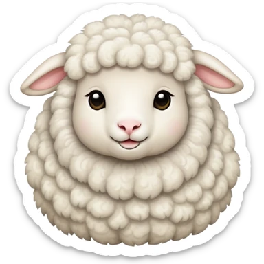 cute lamb sticker