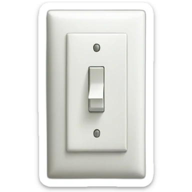 Light switch off sticker