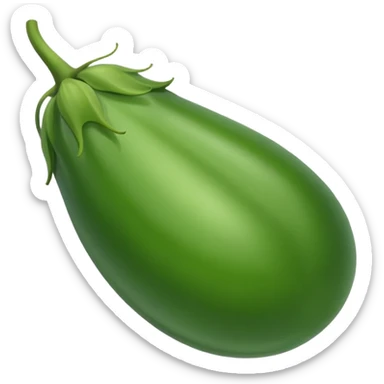 green brinjal sticker