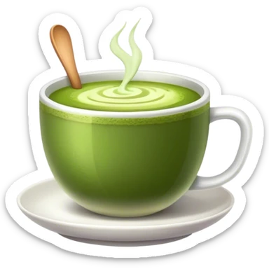 Matcha sticker
