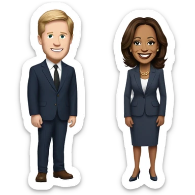 Josh Allen Kamala Harris sticker