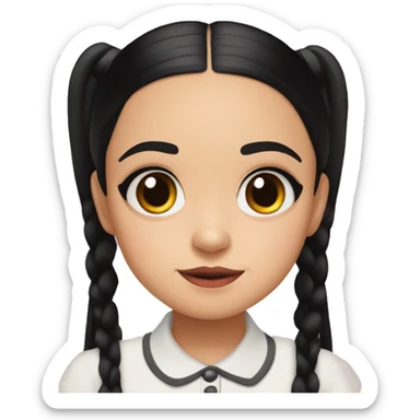 Jenna Ortega, Wednesday Addams sticker