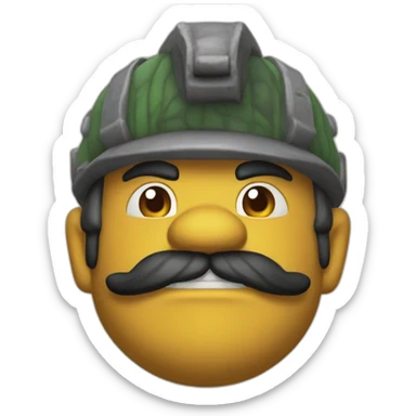 maario qui tue bowser sticker