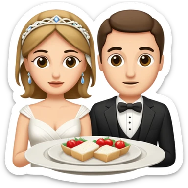 greek wedding breaking plates sticker