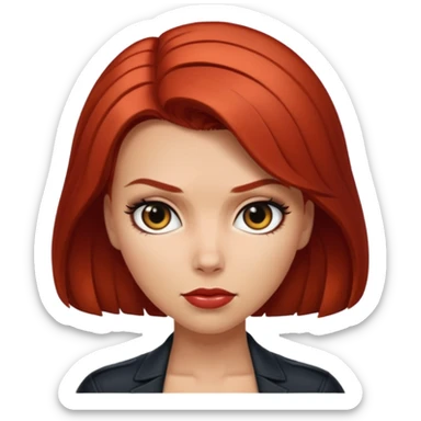 Marvels black widow  sticker