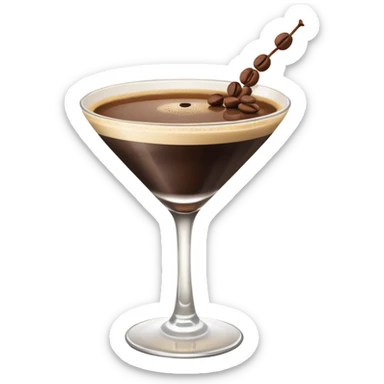 espresso martini emoji sticker