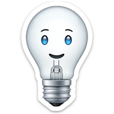 Emoji da lâmpada da enfermagem  sticker