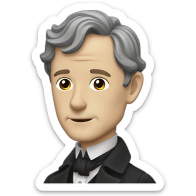 John Watson sherlock Holmes sticker