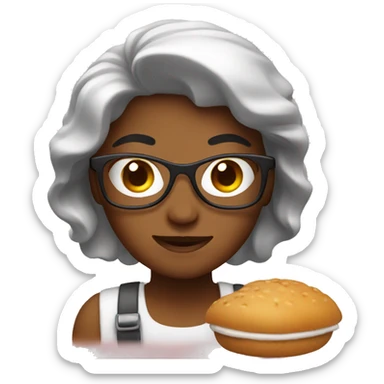 a food blogger sticker