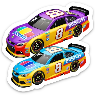 Kyle Busch Car (No. 8) best view sticker