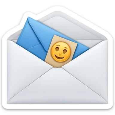 Salary enclosed in an envelope sticker