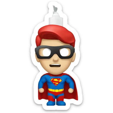 Super man vape  sticker