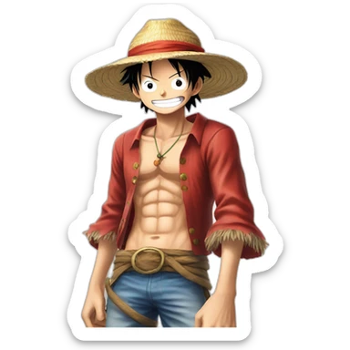 Monkey d Luffy  sticker