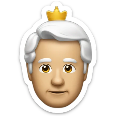 Le président poutine qui boue une pierre sticker