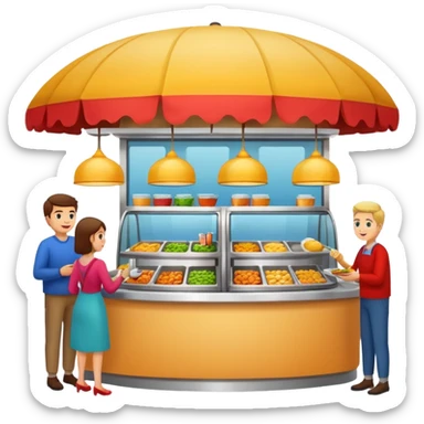 Self-service restaurants sticker