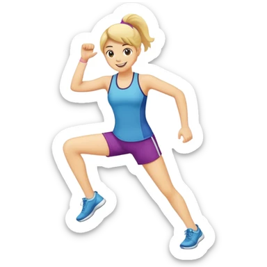 Aerobics sticker