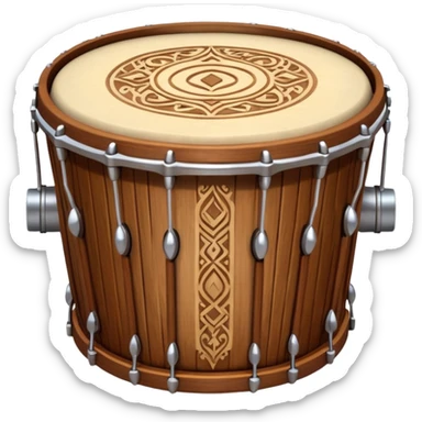 Damaru drums of lord shiva sticker