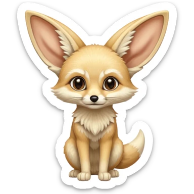 Fennec fox sticker