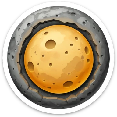 Mercury planet sticker
