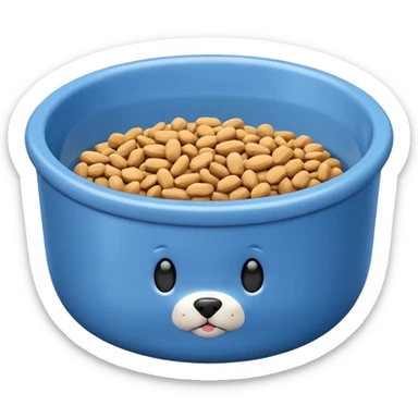 food bowl for pet sticker