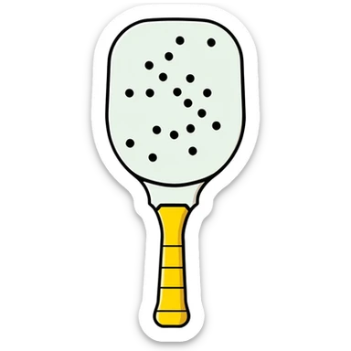 Pickleball paddle sticker