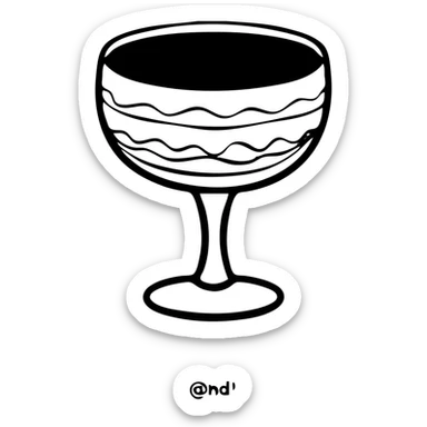 Tiramisu dessert in a glass dish with layers and cocoa powder on top sticker