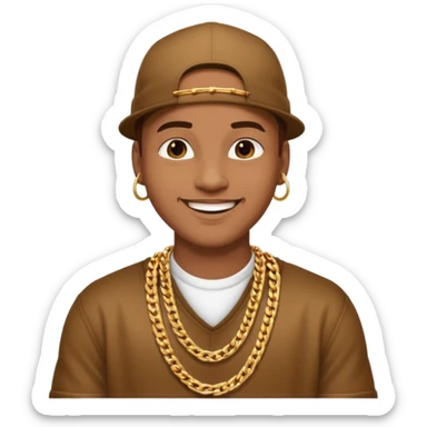 I'm just want a memoji like rapper  sticker