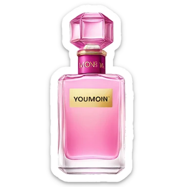 pink YSL Mon Paris perfume sticker