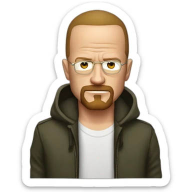 Jessie pinkman ans Heisenberg sticker