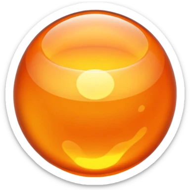 Molten Glass Orb sticker