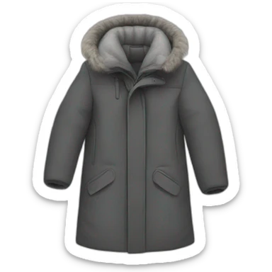 Winter coats sticker