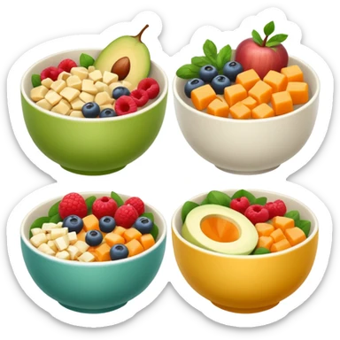 healthy bowls sticker