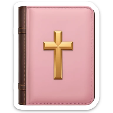 Light pink Holy Bible sticker