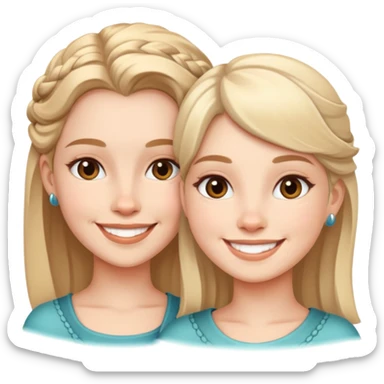 Freya and Gracie  sticker