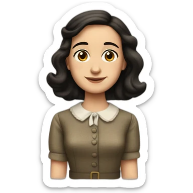 anne frank sticker