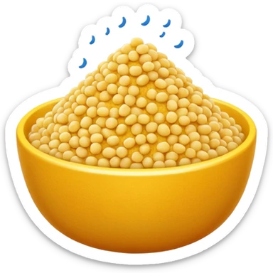 emoji couscous sticker