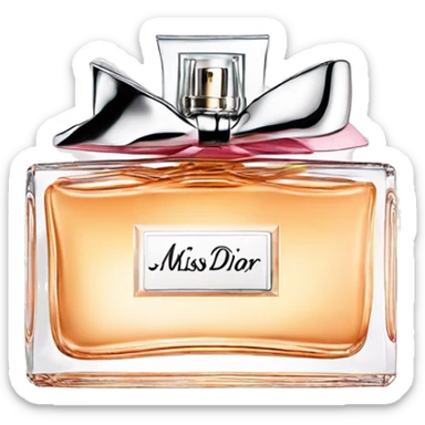 Perfume miss dior sticker