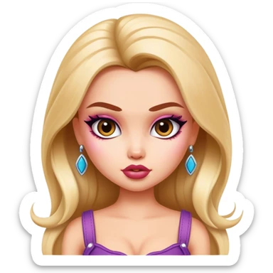 pretty bratz baddie sticker