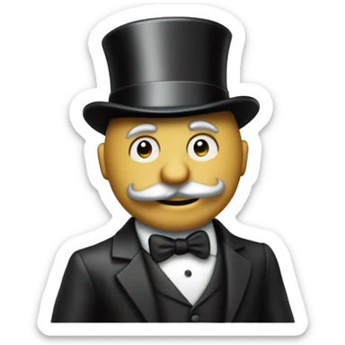 the monopoly man sticker