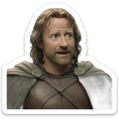 Shaun bean meme lotr sticker