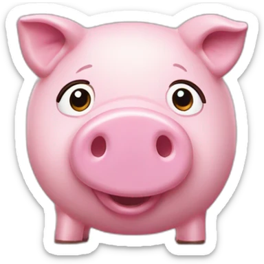 Percy pig marks Spencer sticker